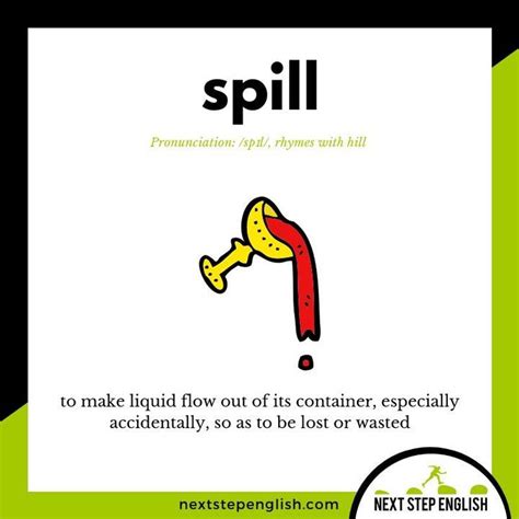 spilled traduction|spill meaning slang.